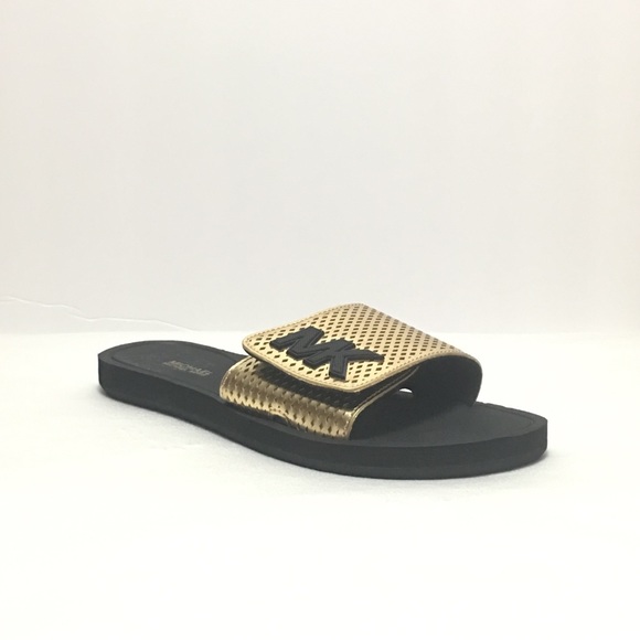 mk slides gold